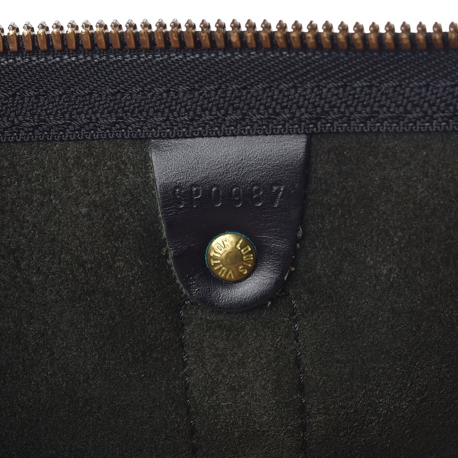 Louis Vuitton Epi Keepall 55 Black 6 of 14