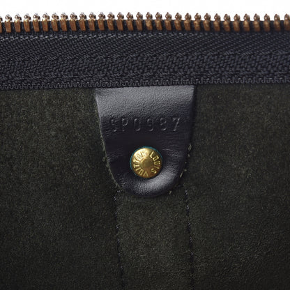 Louis Vuitton Epi Keepall 55 Black 6 of 14
