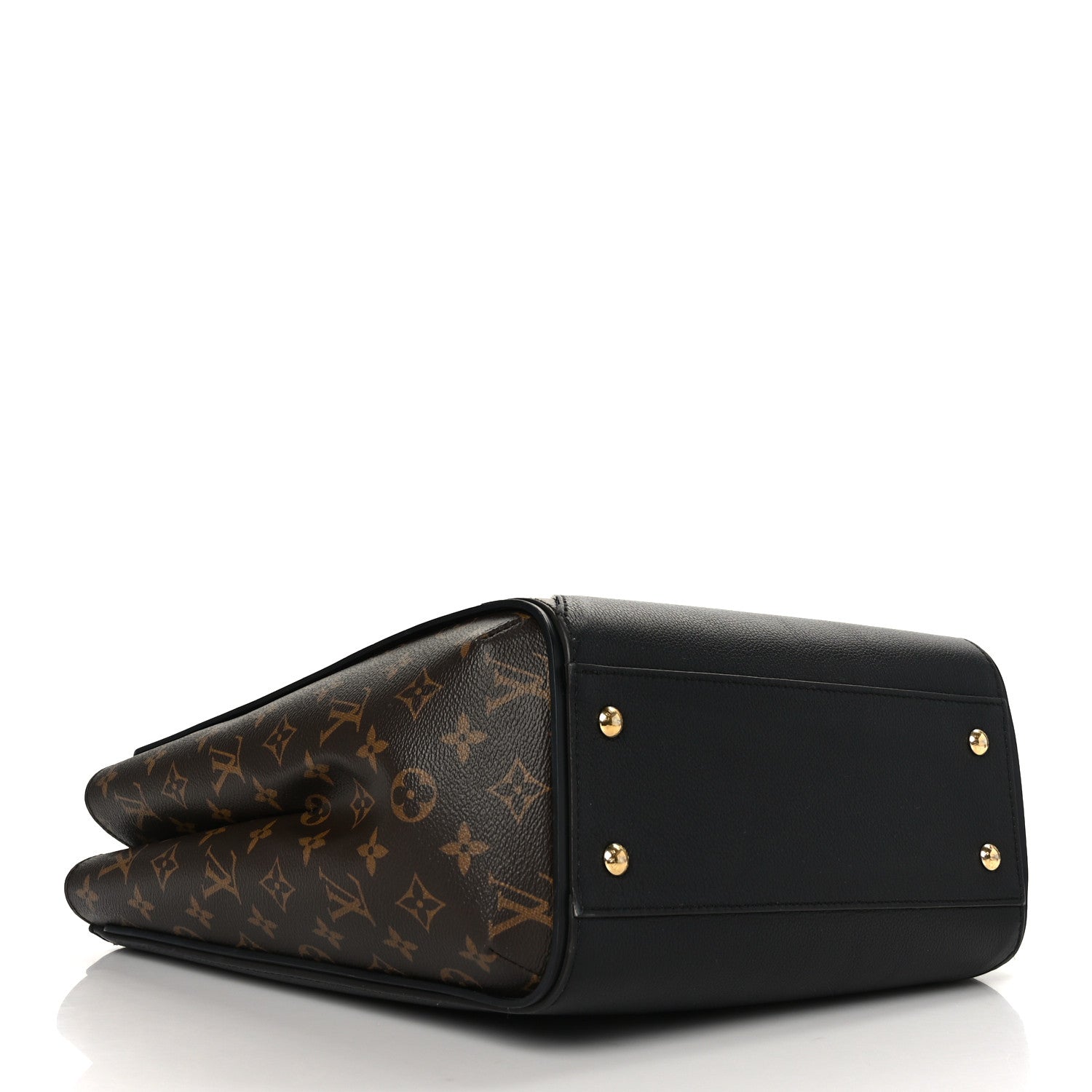 Louis Vuitton Calfskin Monogram Kimono Tote Black 4 of 9