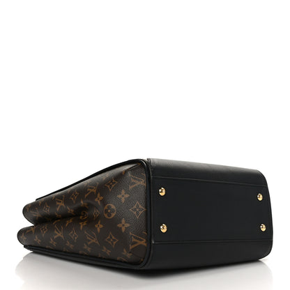 Louis Vuitton Calfskin Monogram Kimono Tote Black 4 of 9