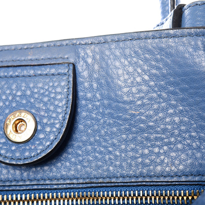 Prada Vitello Daino Tote Cobalto 11 of 18