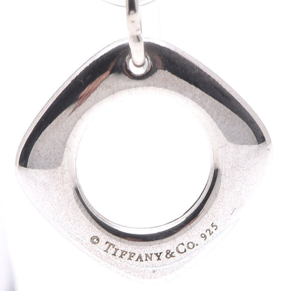 Tiffany Sterling Silver Cushion Square Link Drop Earrings 5 of 5