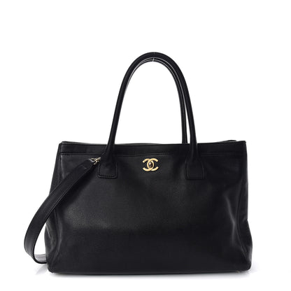 Chanel Calfskin Cerf Shopper Tote Black 1 of 19