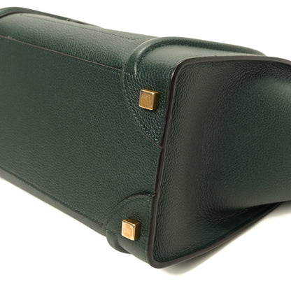 Celine Drummed Calfskin Nano Luggage Amazone 9 of 9