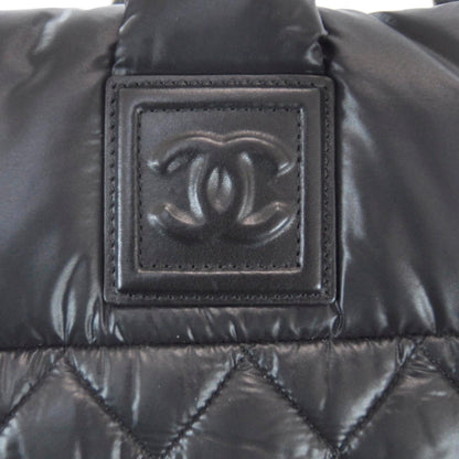 Chanel Nylon Coco Cocoon Zipped Tote Black 5 of 8