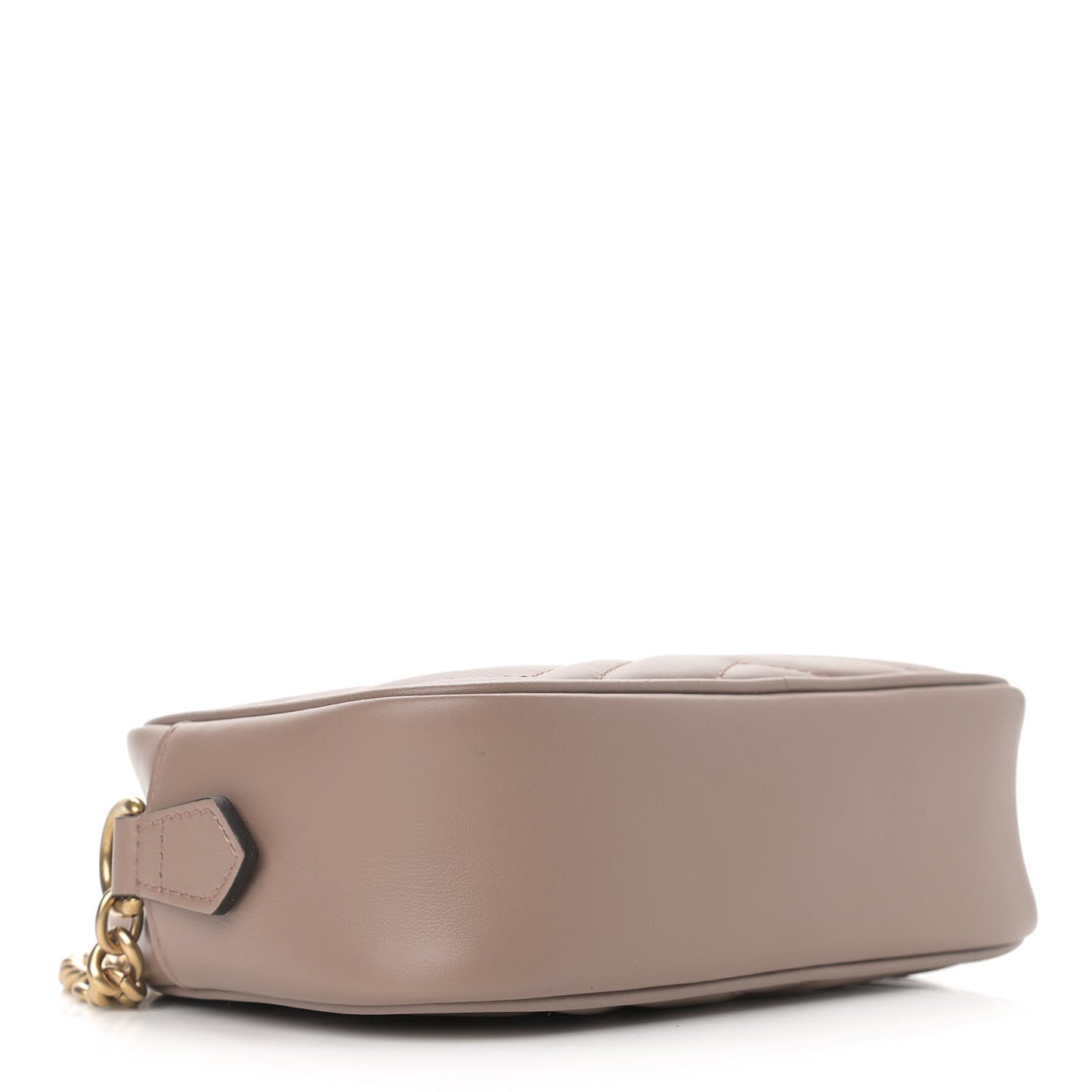 Calfskin Matelasse Mini GG Marmont Chain Shoulder Bag Porcelain Rose