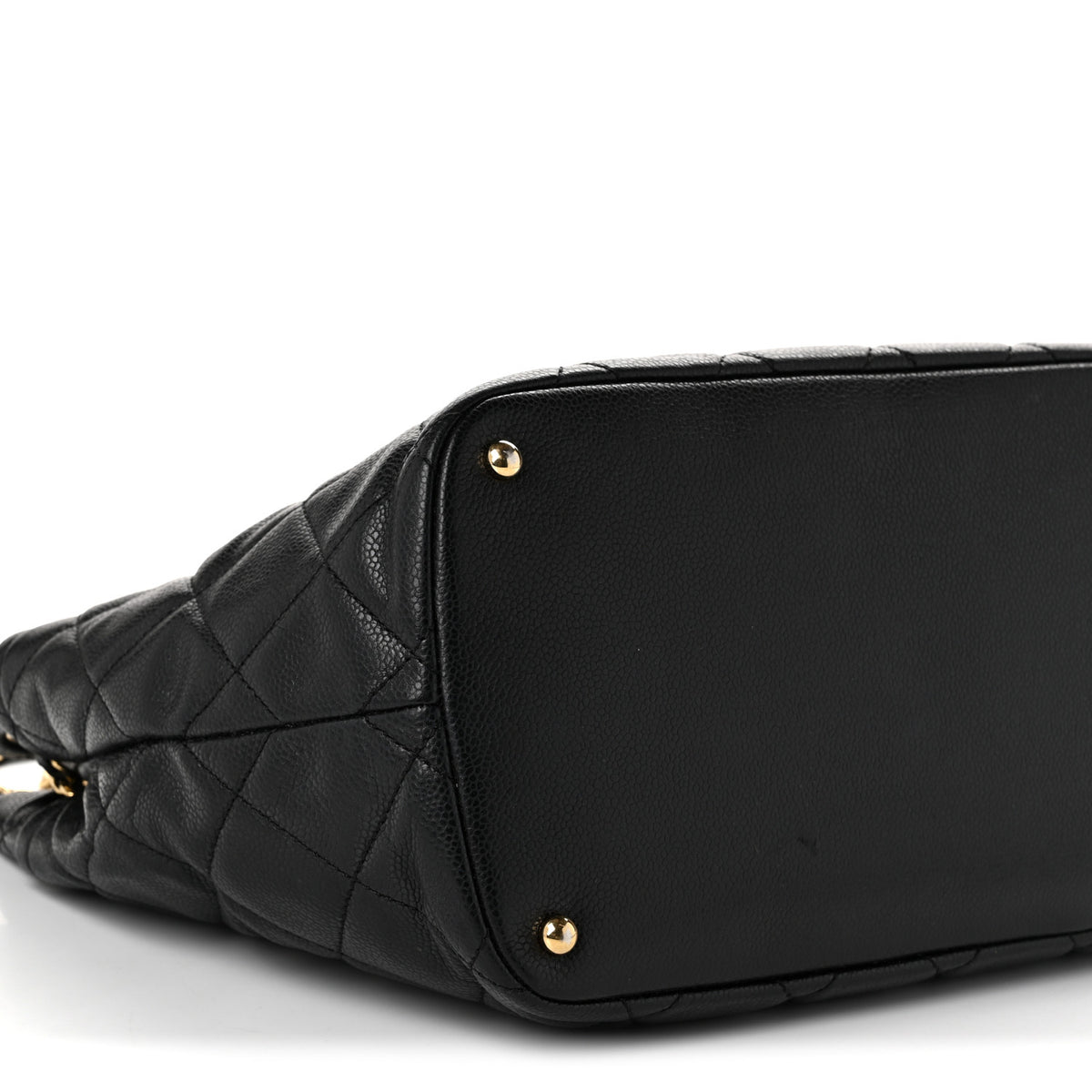 Chanel Caviar Quilted CC Timeless Soft Tote Black 9 of 10