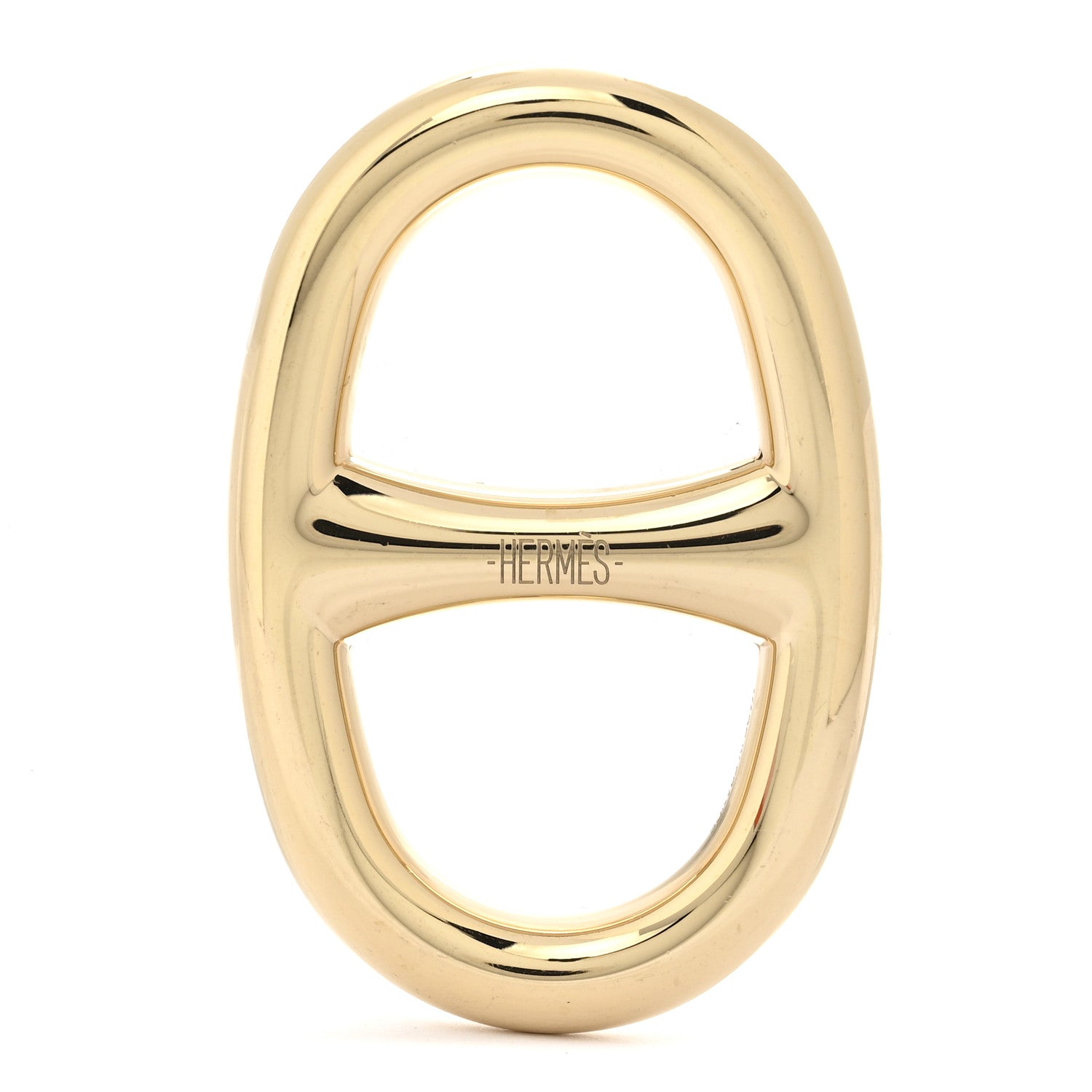 Hermes Permabrass Chaine D'ancre Scarf Ring 1 of 5