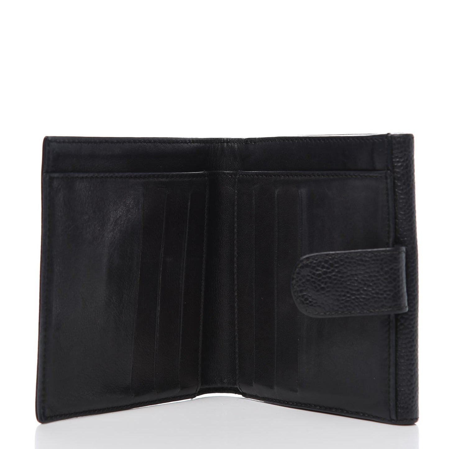 Caviar CC Compact Wallet Black