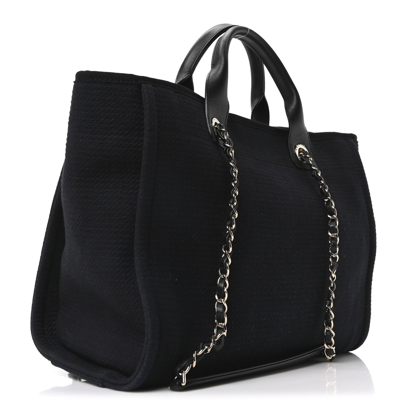 Mixed Fibers Small Deauville Tote Black