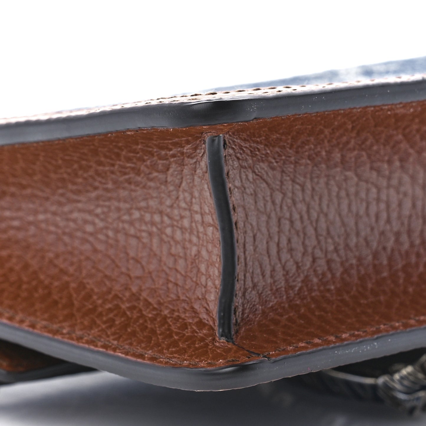 New Denim GG Monogram Dollar Calfskin Enamel Super Mini Dionysus Shoulder Bag Blue Tea Cuir Epilog Electric Blue
