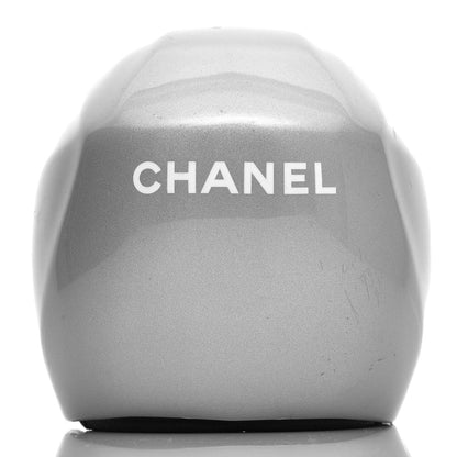 Chanel Metallic Ski Helmet Grey 4 of 20