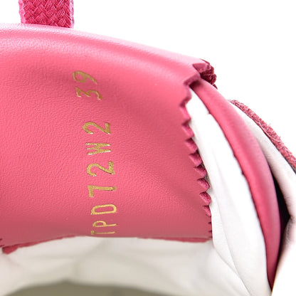 Valentino Garavani Suede Womens Flycrew Sneakers 39 Shadow Pink Optic White 7 of 9