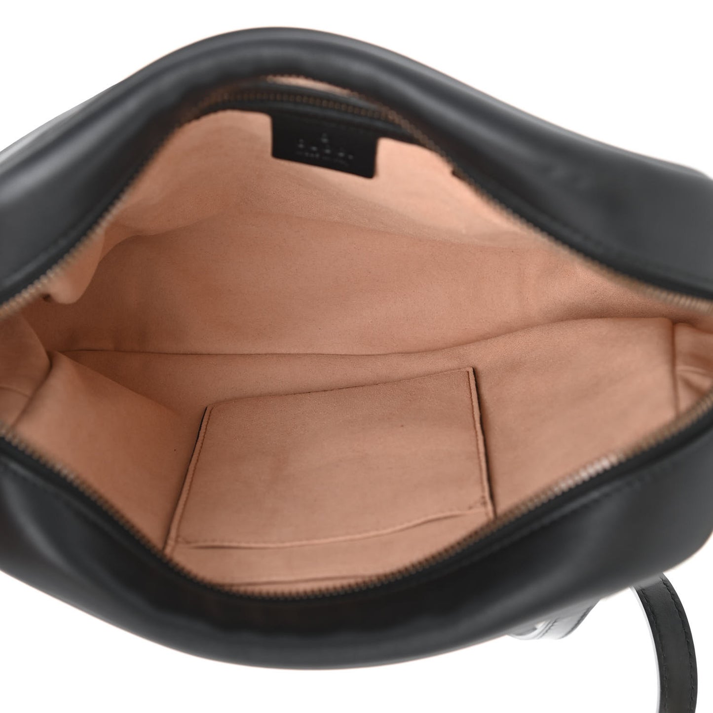 Calfskin Matelasse Medium GG Marmont Chain Shoulder Bag Black