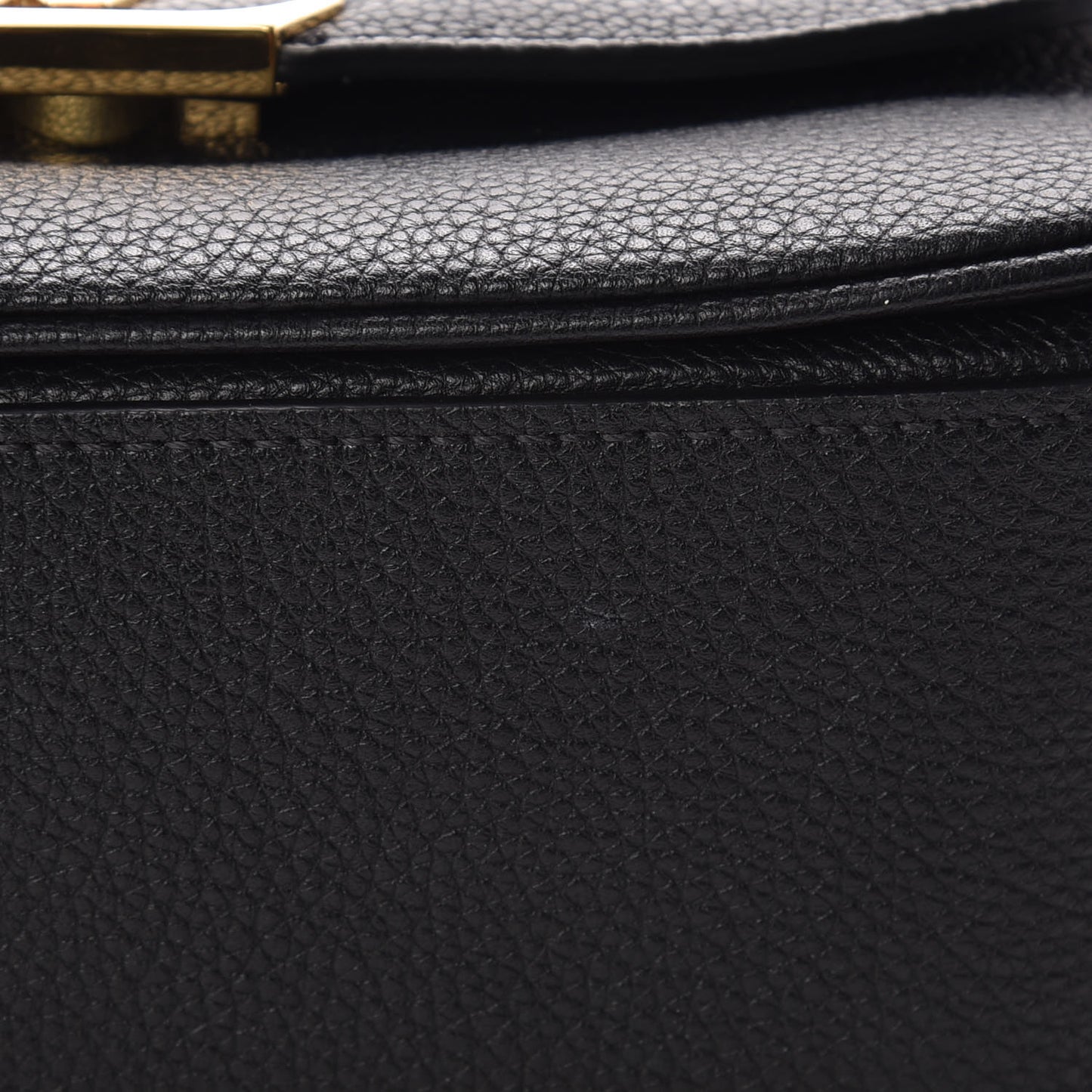 Grained Calfskin Vivienne NM Black