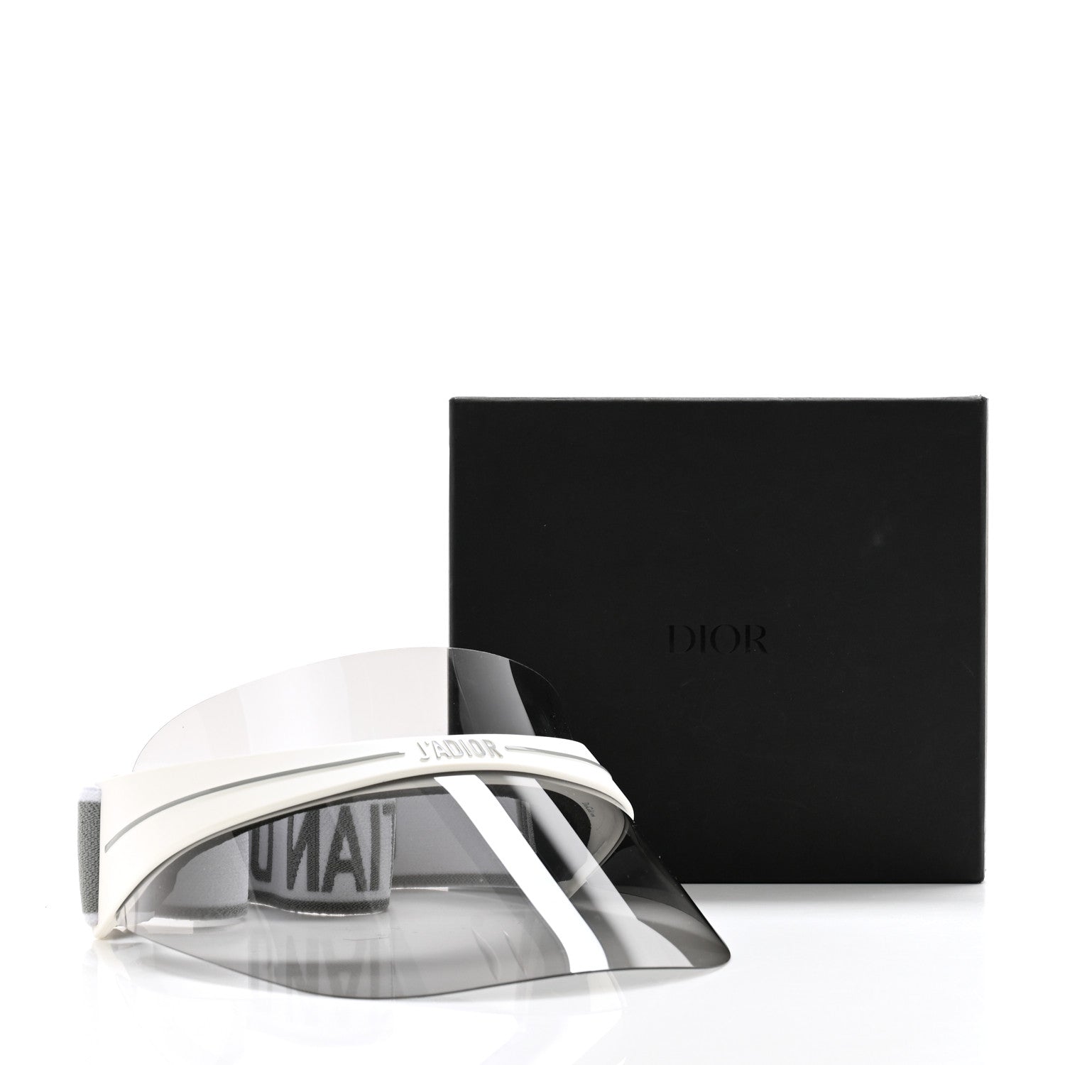 Christian Dior Mirrored DiorClub1 Sun Visor Grey 9 of 9
