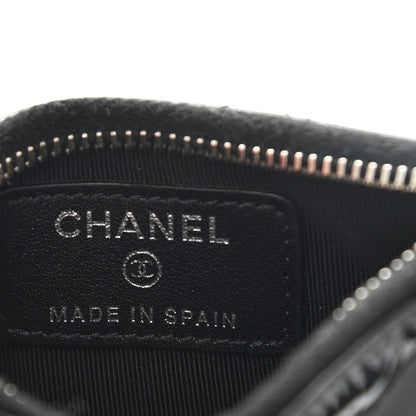 Chanel Patent Quilted Key Pouch So Black 5 of 7