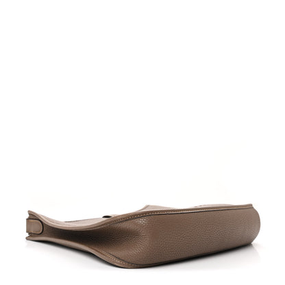 Hermes Taurillon Clemence Evelyne PM Etoupe 4 of 13