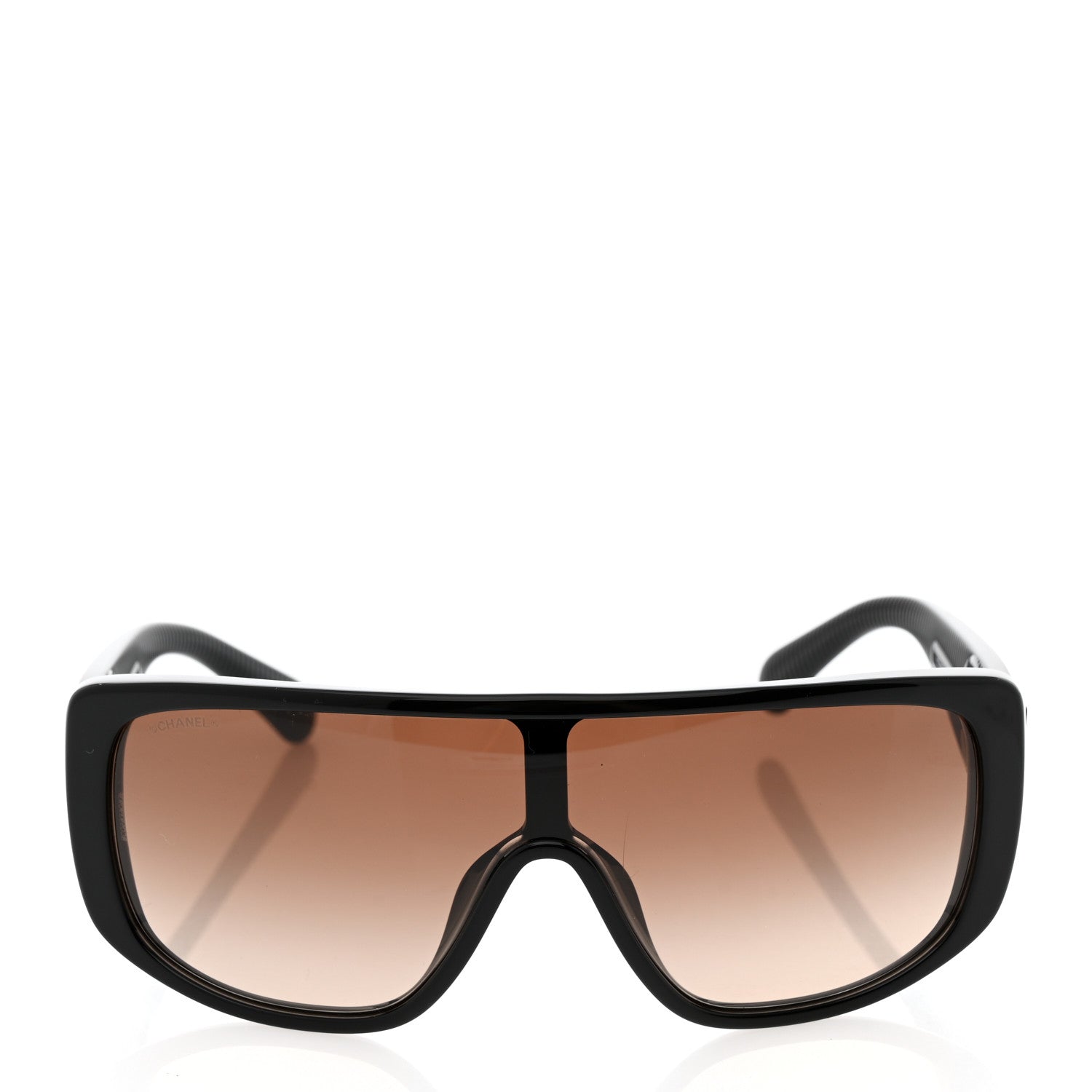 Chanel Acetate Shield Sunglasses 5495 Black 2 of 7