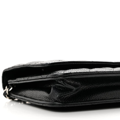 Chanel Caviar Quilted Wallet on Chain WOC Black 9 of 12
