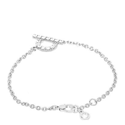 Hermes 18K White Gold Diamond Finesse Bracelet XS 2 of 5