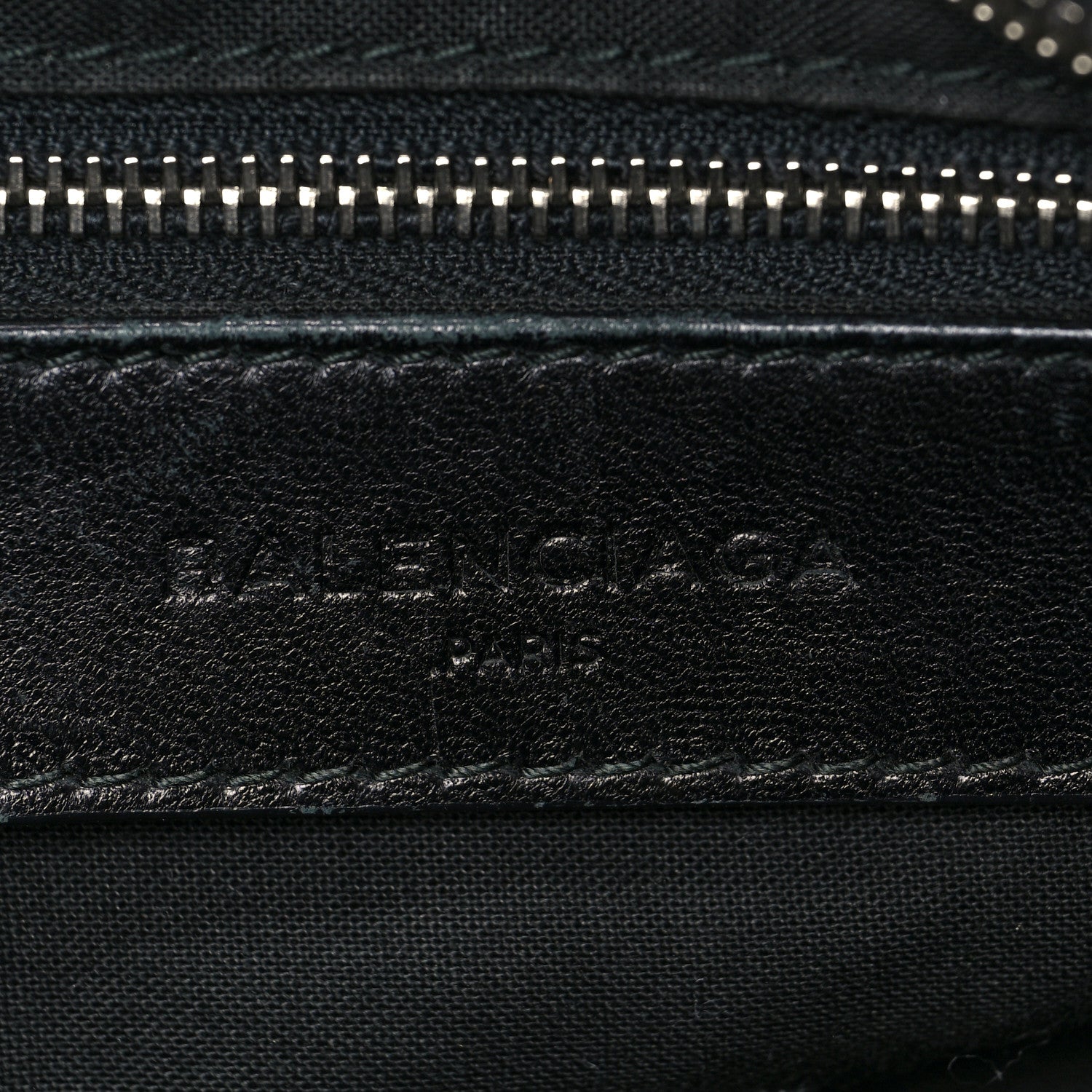 Balenciaga Chevre Silver Metallic Edge Hardware Part Time Black 6 of 7