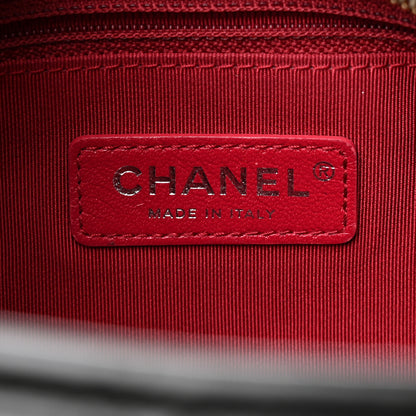 Chanel Aged Calfskin Quilted Large Gabrielle Hobo Black 6 of 11