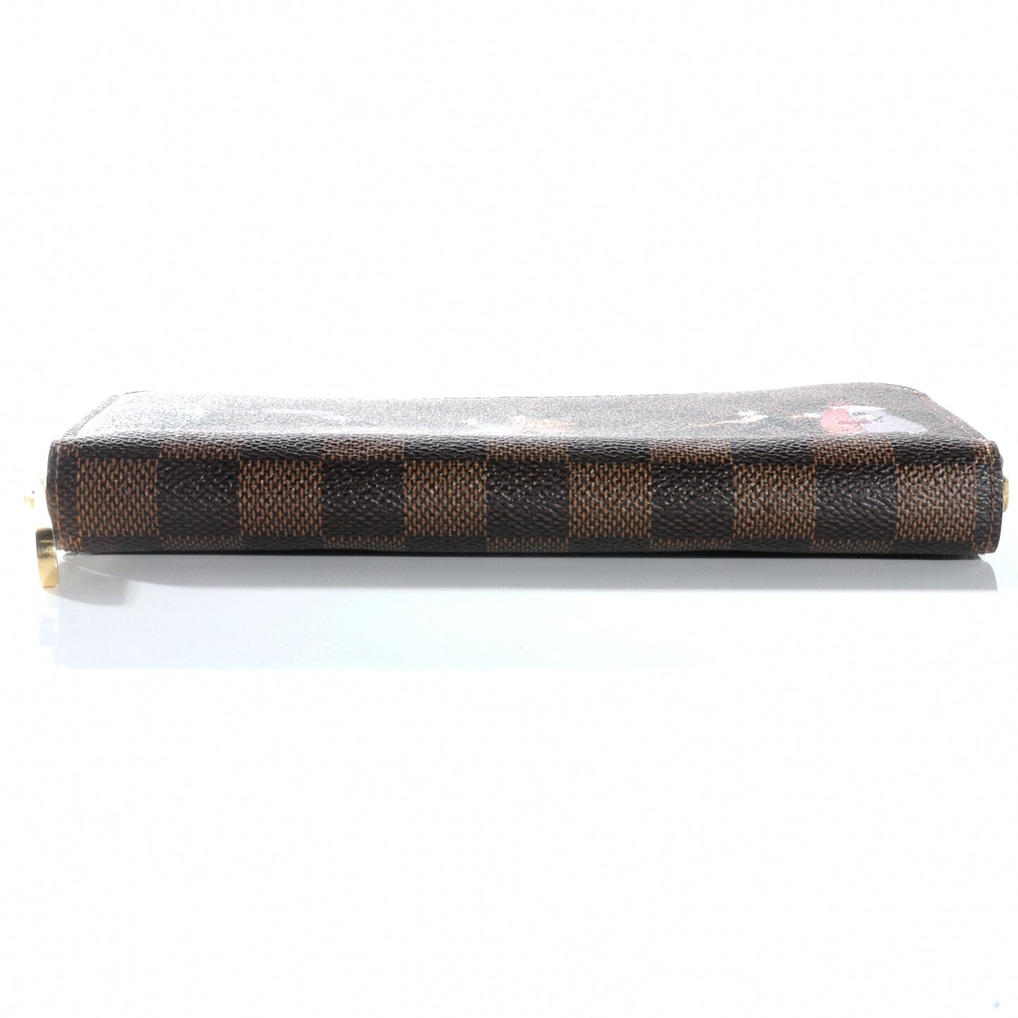 Damier Ebene Illustre Zippy Wallet Violet