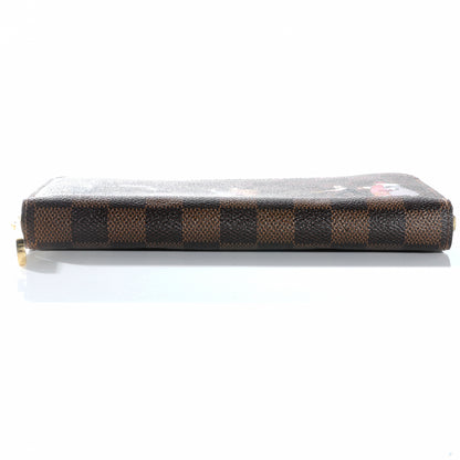 Louis Vuitton Damier Ebene Illustre Zippy Wallet Violet 9 of 9
