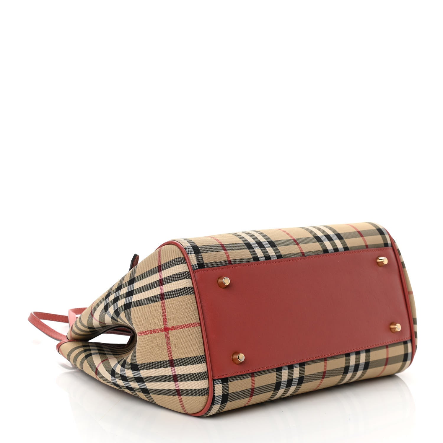 Burberry Horseferry Check Small Canterbury Tote Antique Rose 4 of 9