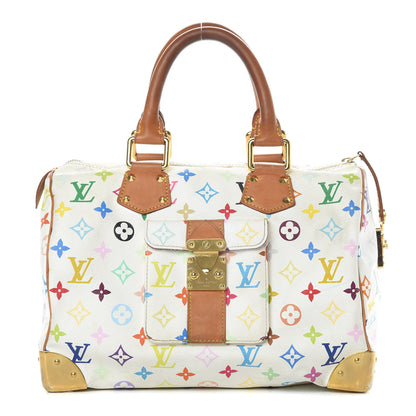 Louis Vuitton Monogram Multicolor Speedy 30 White 1 of 17