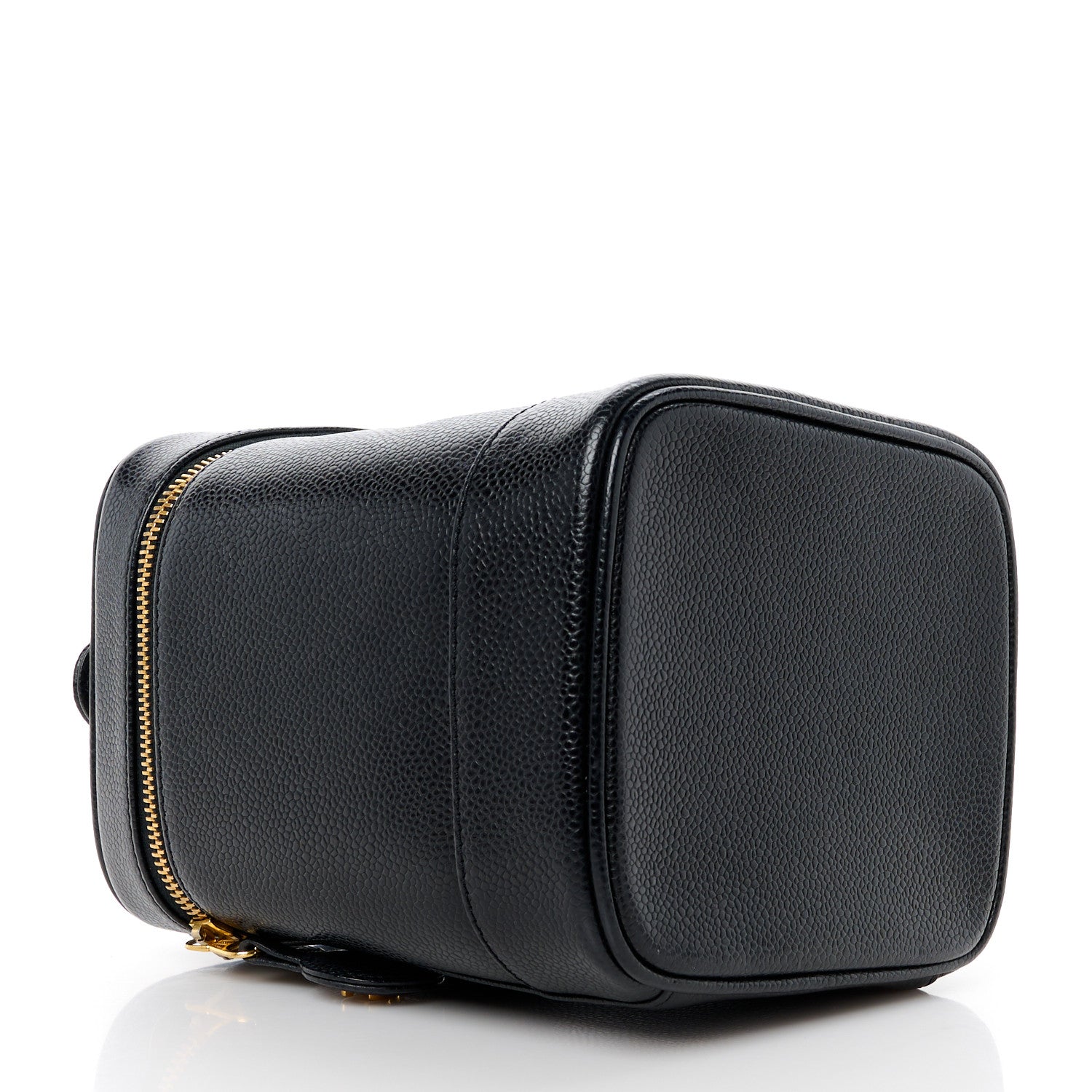Chanel Caviar Vanity Cosmetic Case Black 4 of 10