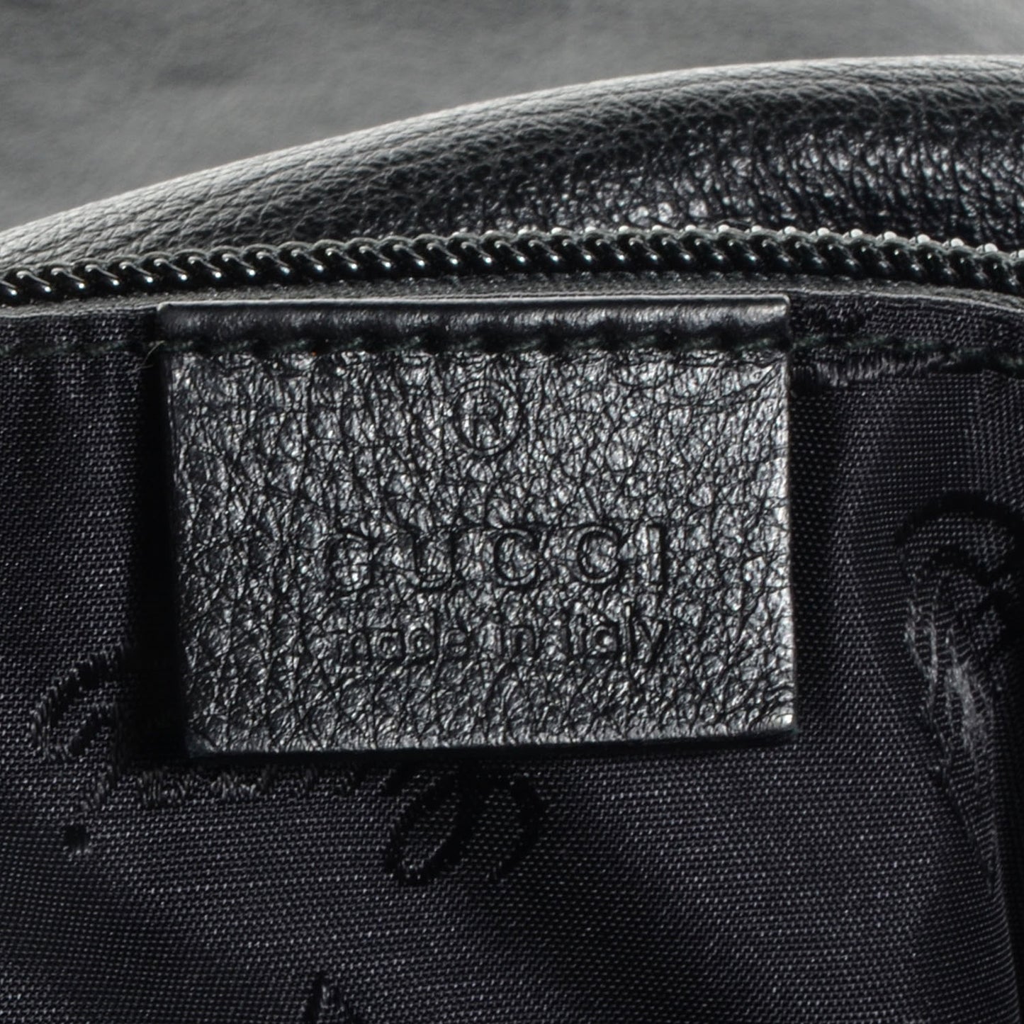 Leather Messenger Bag Black