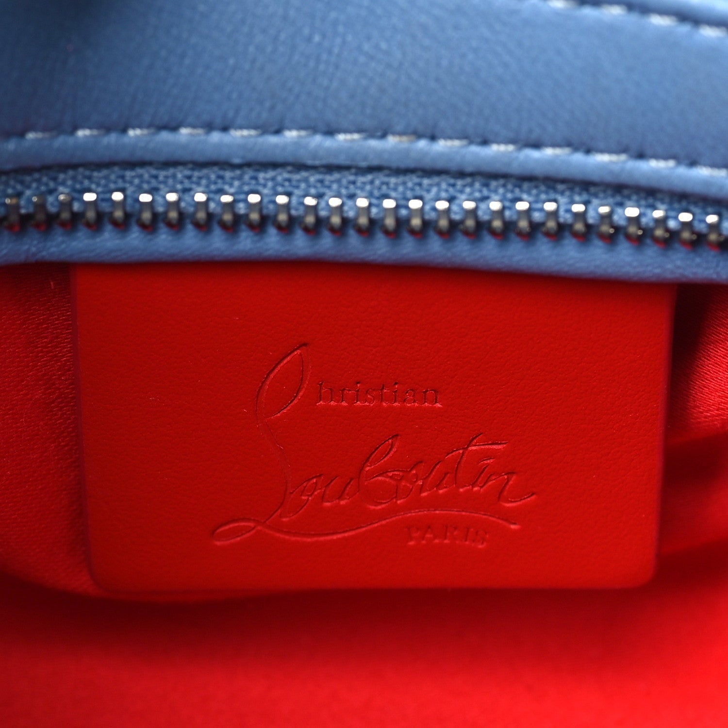 Christian Louboutin Nappa Eva Mini Crossbody Bag Ceruleo 6 of 10