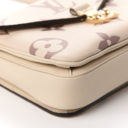 Louis Vuitton Empreinte Monogram Giant Pochette Metis Creme Bois De Rose 6 of 9