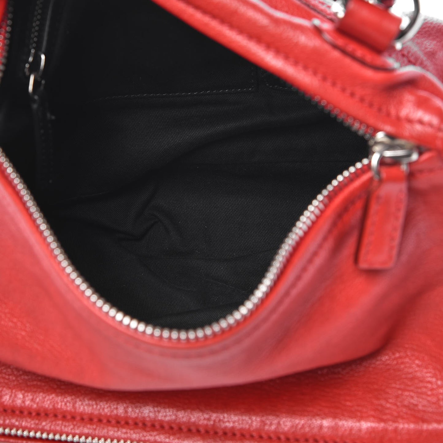 Sugar Goatskin Small Pandora Red