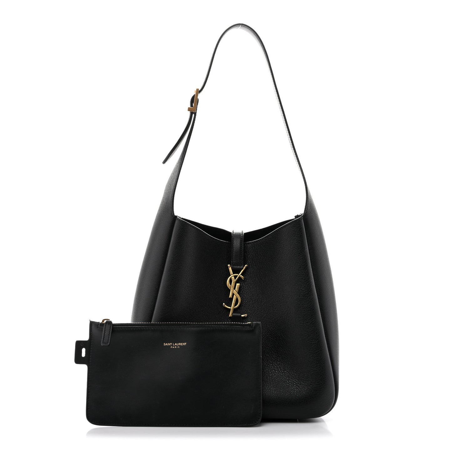 Grained Calfskin Small Le 5 A 7 Soft Hobo Black