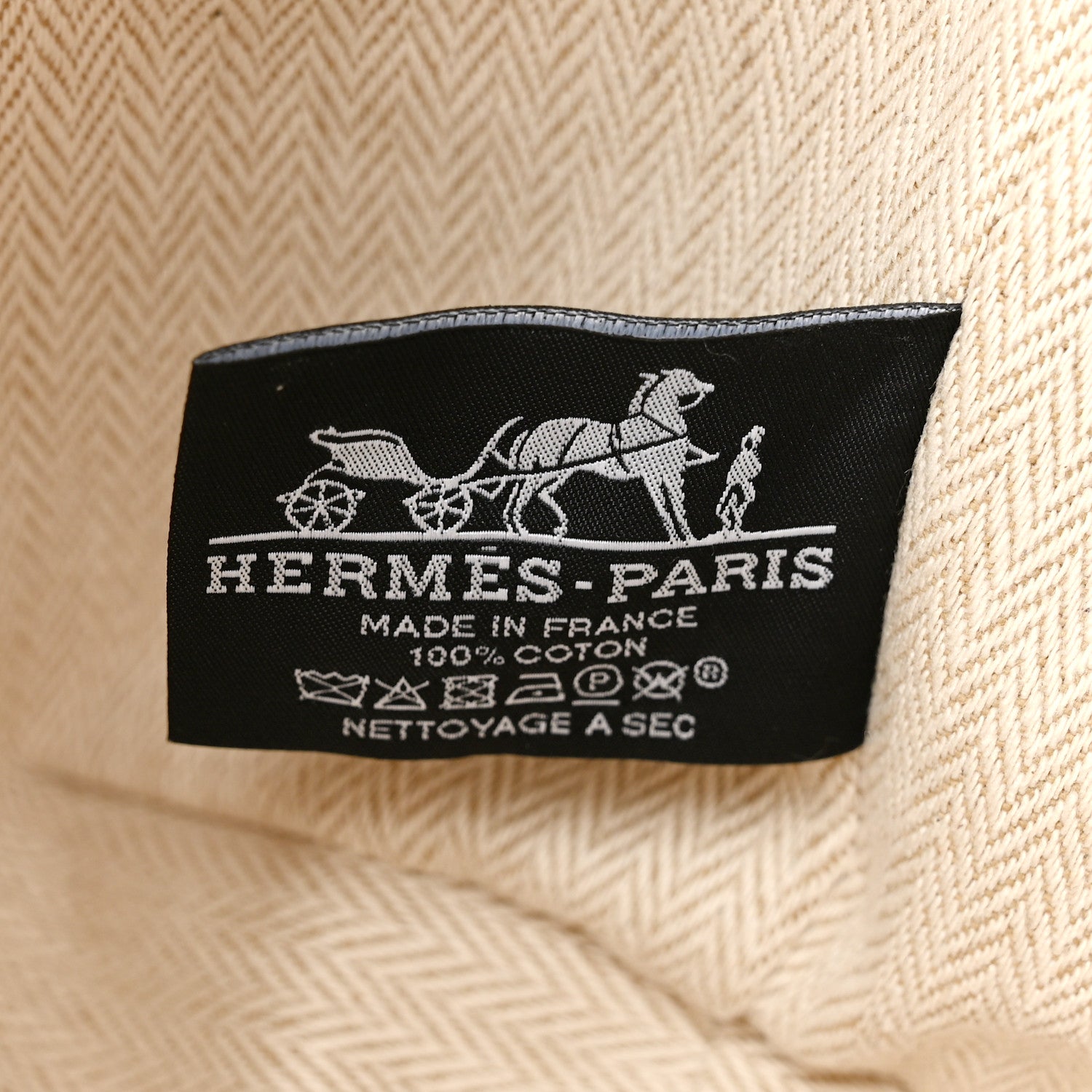 Hermes Canvas Small Bride-A-Brac Pouch Natural 6 of 7