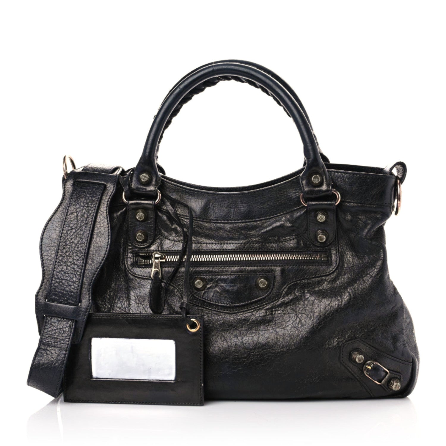 Balenciaga Agneau Giant 12 Rose Gold Hardware Town Black 1 of 18