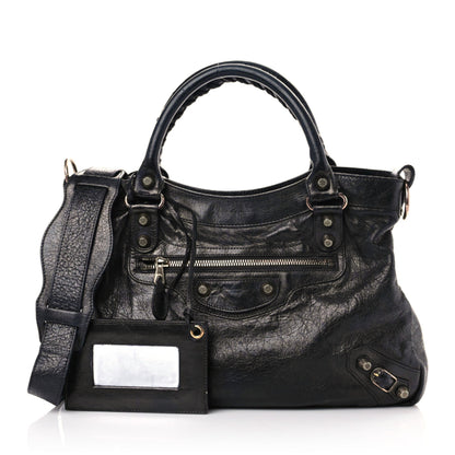 Balenciaga Agneau Giant 12 Rose Gold Hardware Town Black 1 of 18