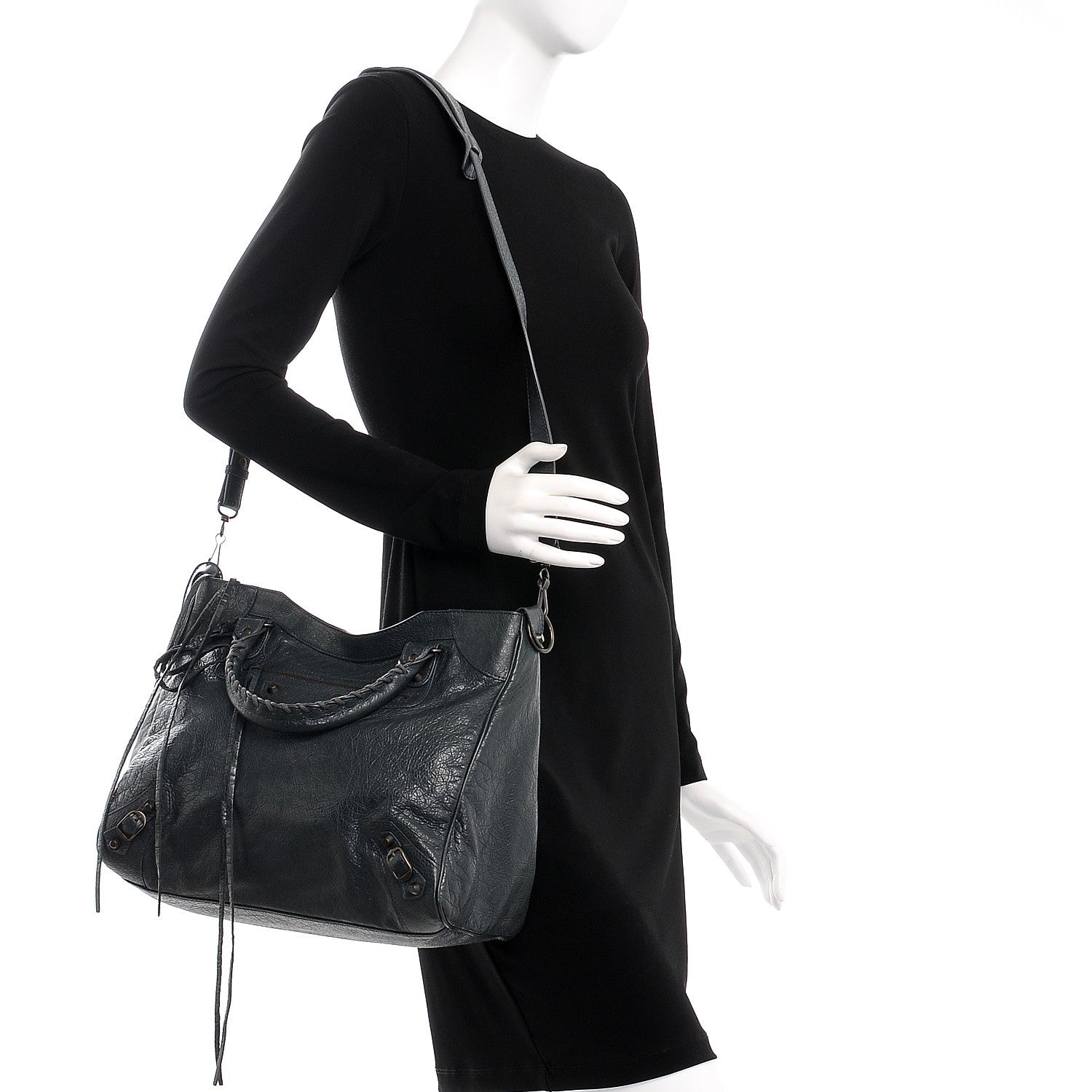 Balenciaga Agneau Classic Hardware Velo Anthracite 2 of 8