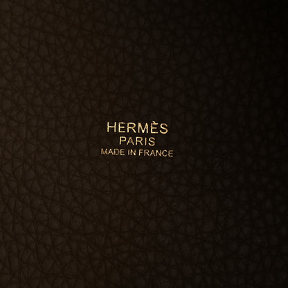 Hermes Taurillon Clemence Picotin Lock 18 PM Etoupe 6 of 14
