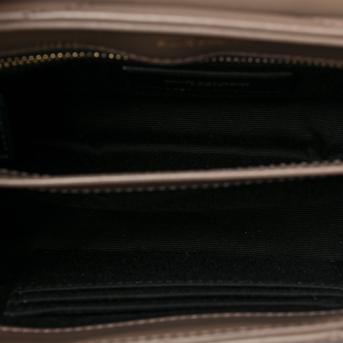 Calfskin Y Quilted Monogram Toy Loulou Crossbody Bag Taupe