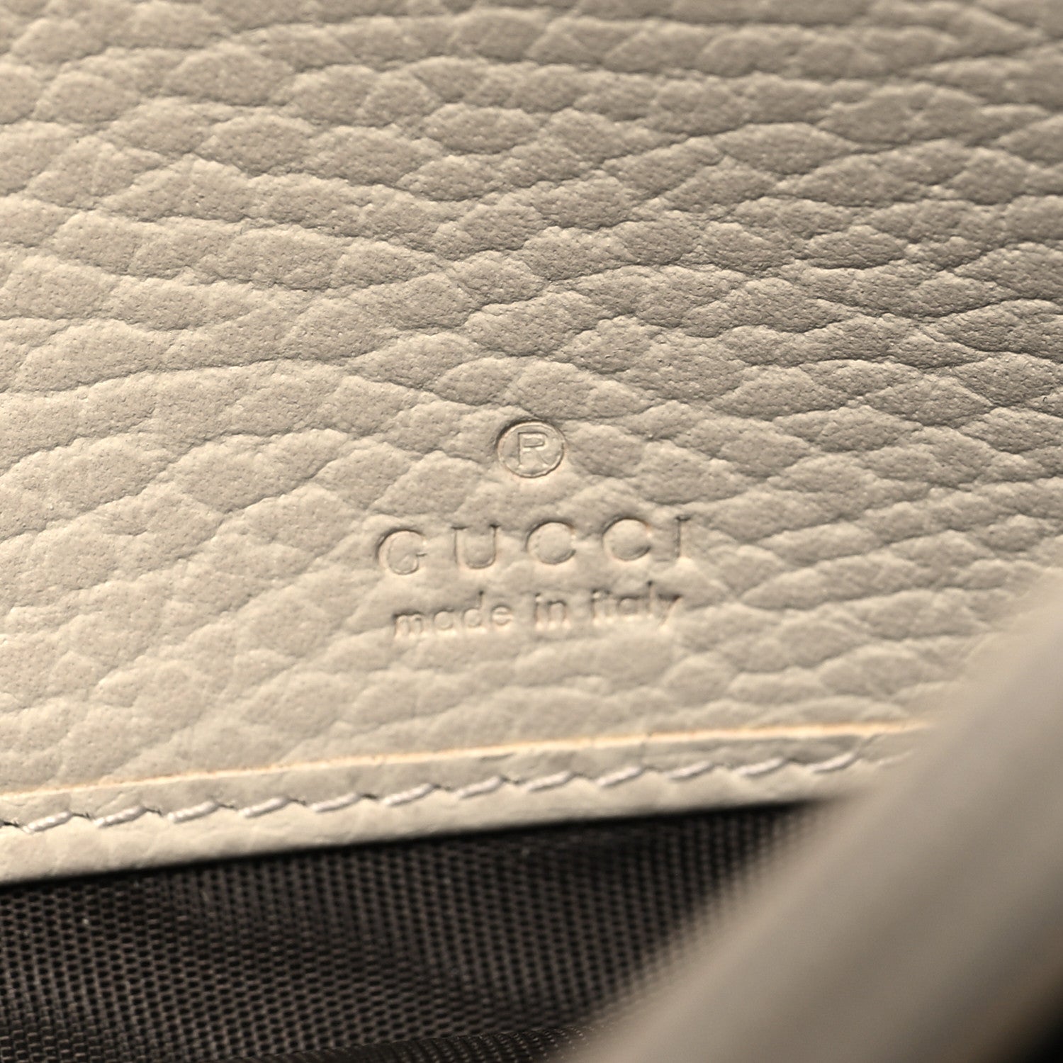 Gucci Dollar Calfskin GG Supreme Monogram GG Marmont Continental Wallet Mystic White Beige Ebony 6 of 8
