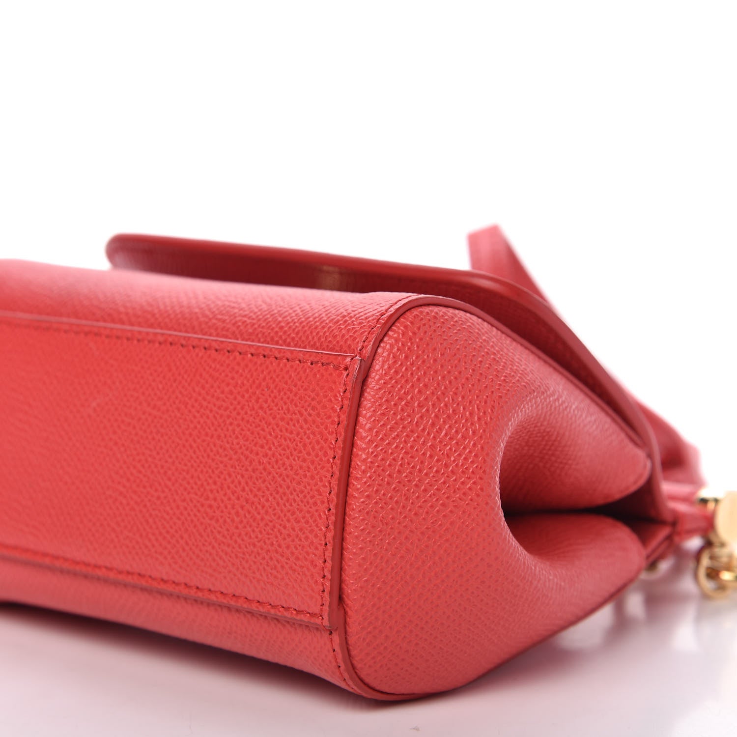 Dolce & Gabbana Dauphine Micro Miss Sicily Satchel Rosso Corallo 7 of 9