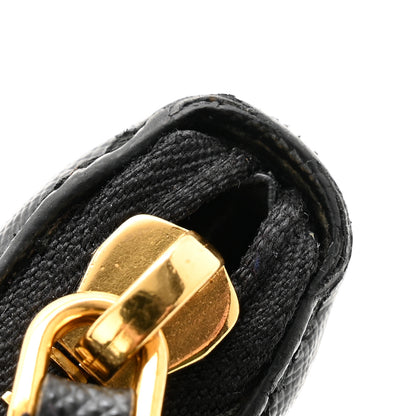 Prada Saffiano Metal Zip Around Wallet Black 9 of 12
