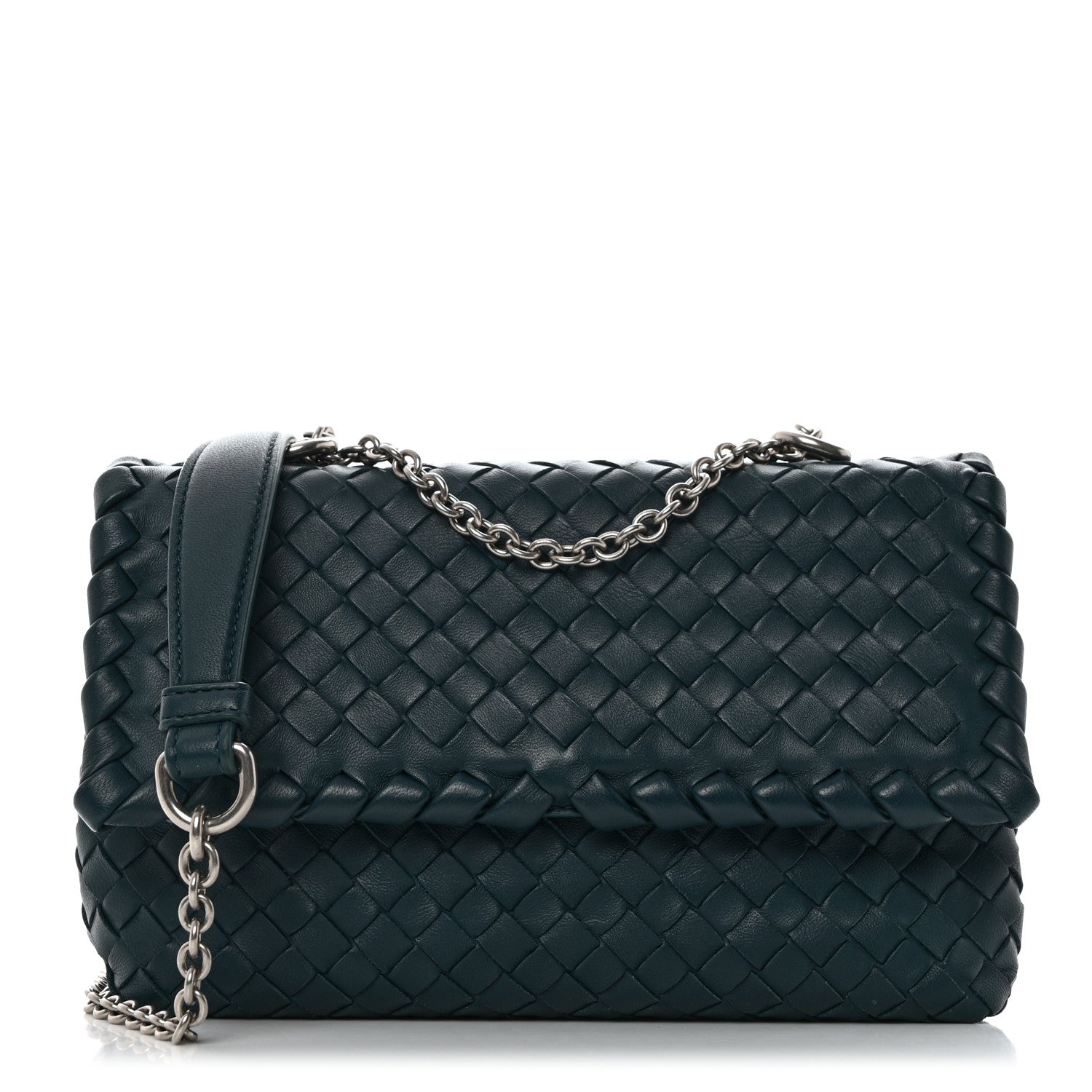 Bottega Veneta Nappa Intrecciato Baby Olimpia Shoulder Bag Blaster 1 of 10