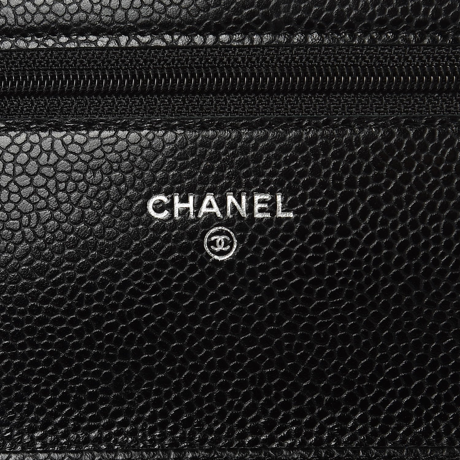 Chanel Caviar Quilted Wallet On Chain WOC Black 6 of 9