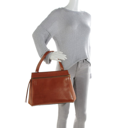 Celine Natural Calfskin Medium Edge Shoulder Bag Tan 2 of 7