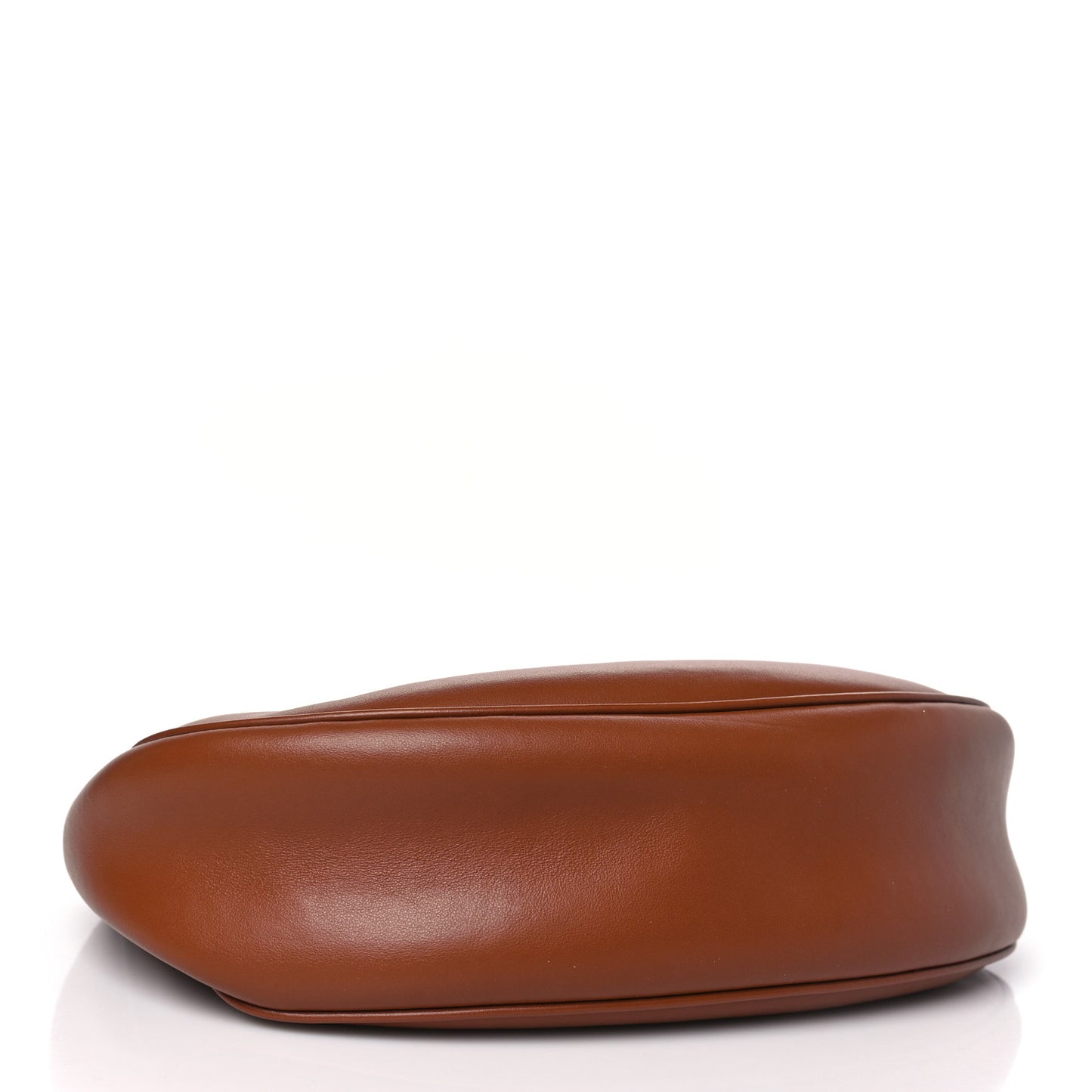 Smooth Calfskin Medium Strap Ava Triomphe Shoulder Bag Tan